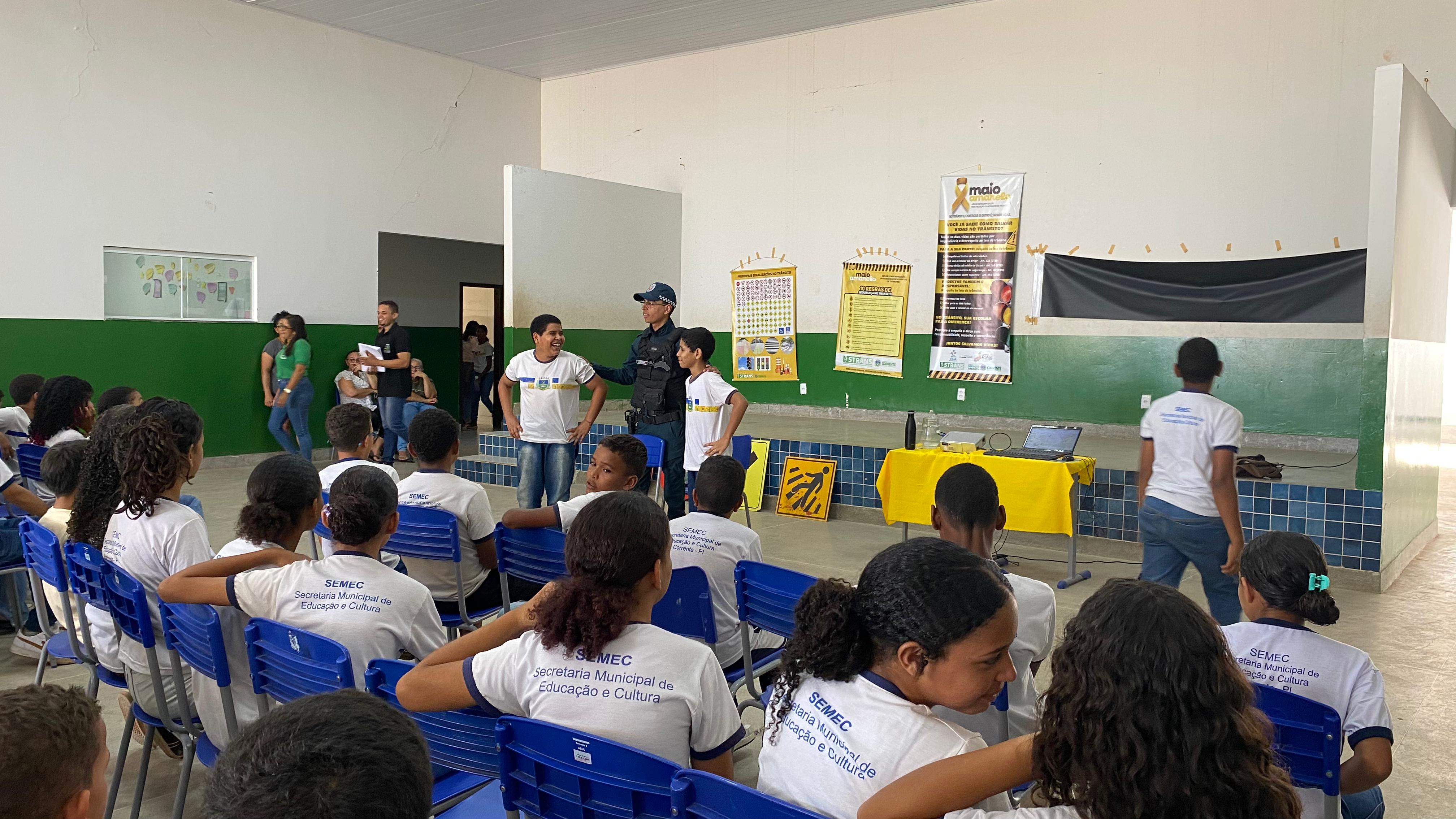 Educação para a Vida: Superintendência de Trânsito inicia ciclo de palestras do Maio Amarelo nas escolas